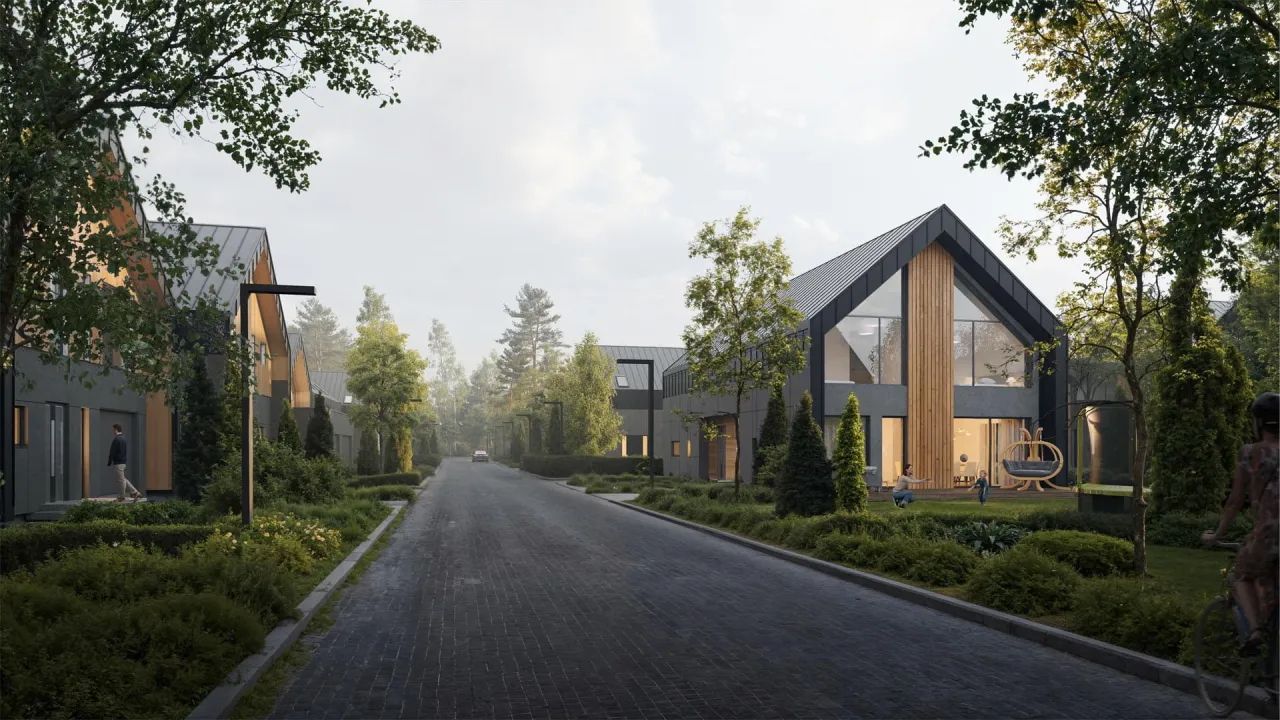 Zdjęcie Osiedle w Warszawie jak osiedle – odkryj piękno Woodland Houses