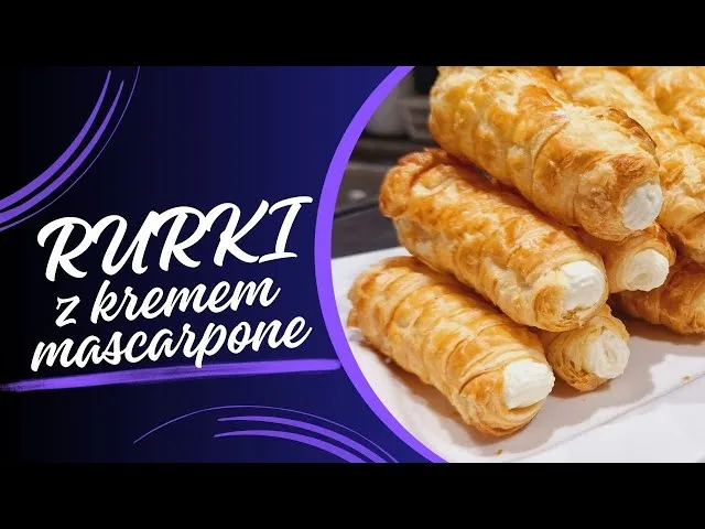 Zdjęcie Kak wyczarować rurki z ciasta francuskiego z kremem mascarpone?