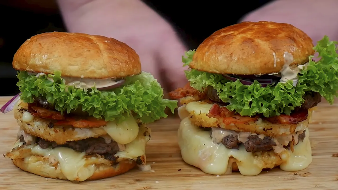 Zdjęcie Burger Drwala w domu: Odtwórz kultowy smak bez wychodzenia z kuchni!