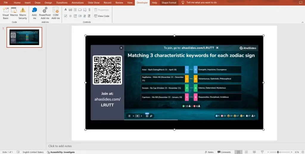 Zdjęcie Jak zrobić quiz w PowerPoint i zaangażować uczestników prezentacji