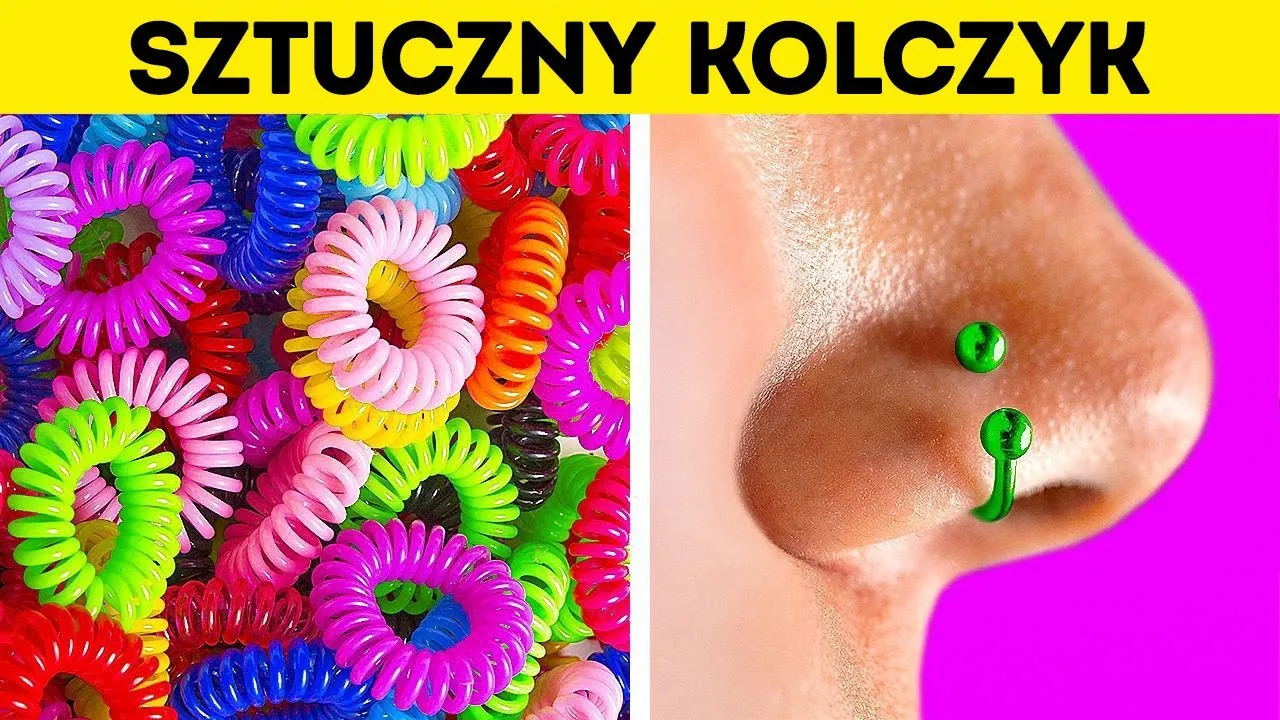 Zdjęcie Jak zrobić sztuczny kolczyk w nosie - łatwe sposoby na DIY kolczyki