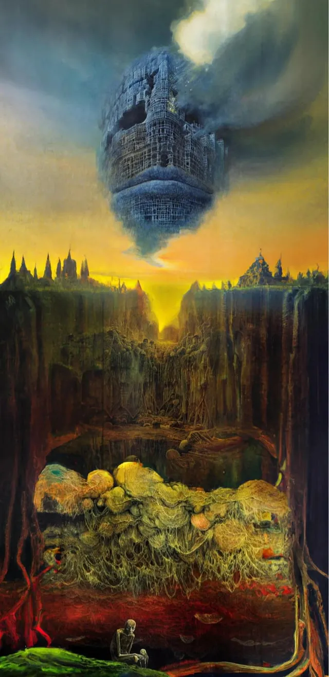 Zdjęcie Zdzisław Beksiński rzeźba: tajemnice jego surrealistycznych dzieł