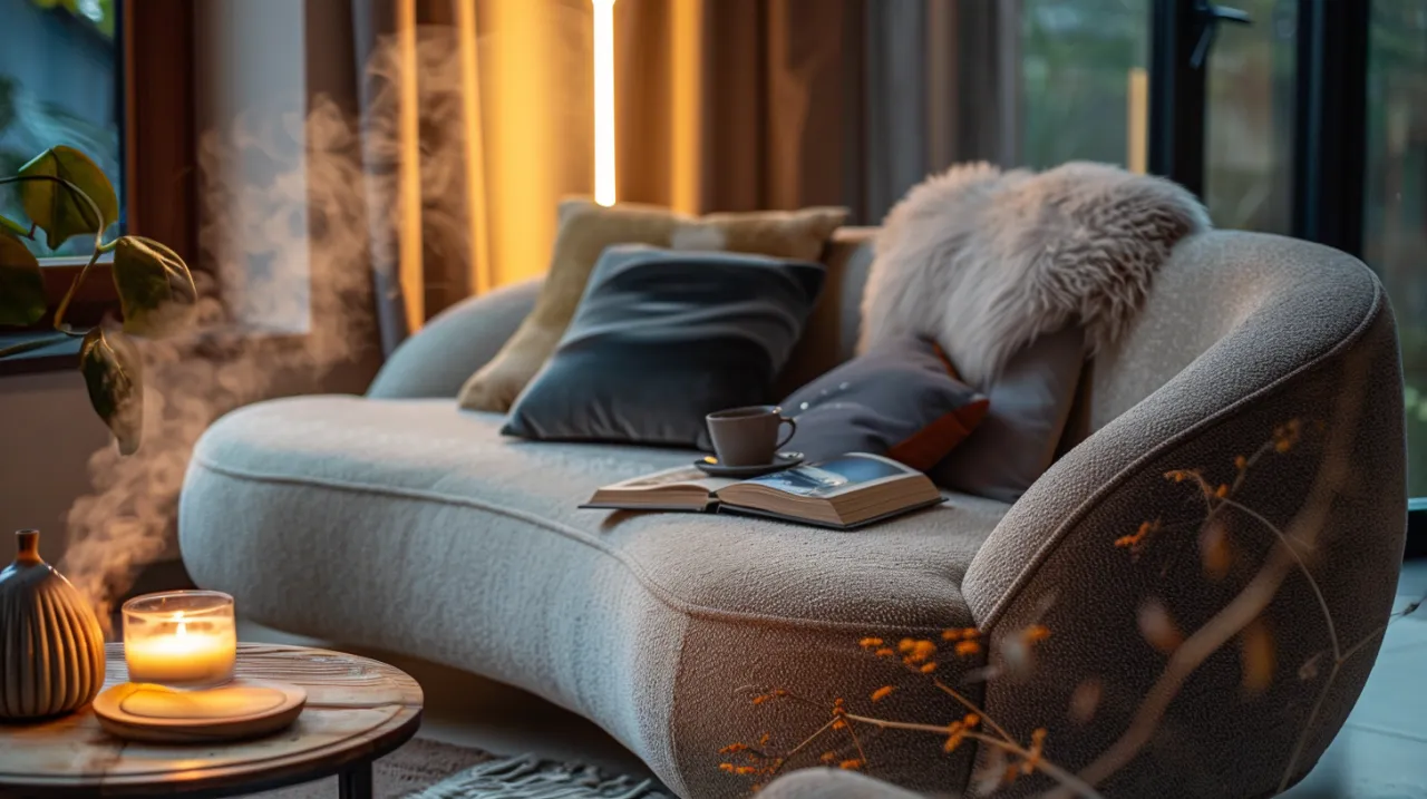 Zdjęcie Dlaczego sofa w kształcie nerki z zagłówkami jest najwygodniejsza do relaksu?