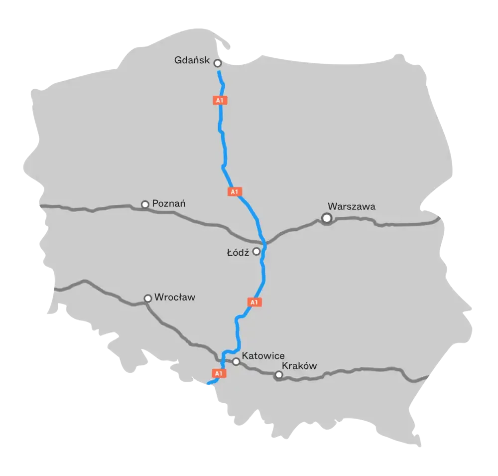 Zdjęcie Jakie odcinki autostrady A1 są płatne? Sprawdź, aby uniknąć kosztów