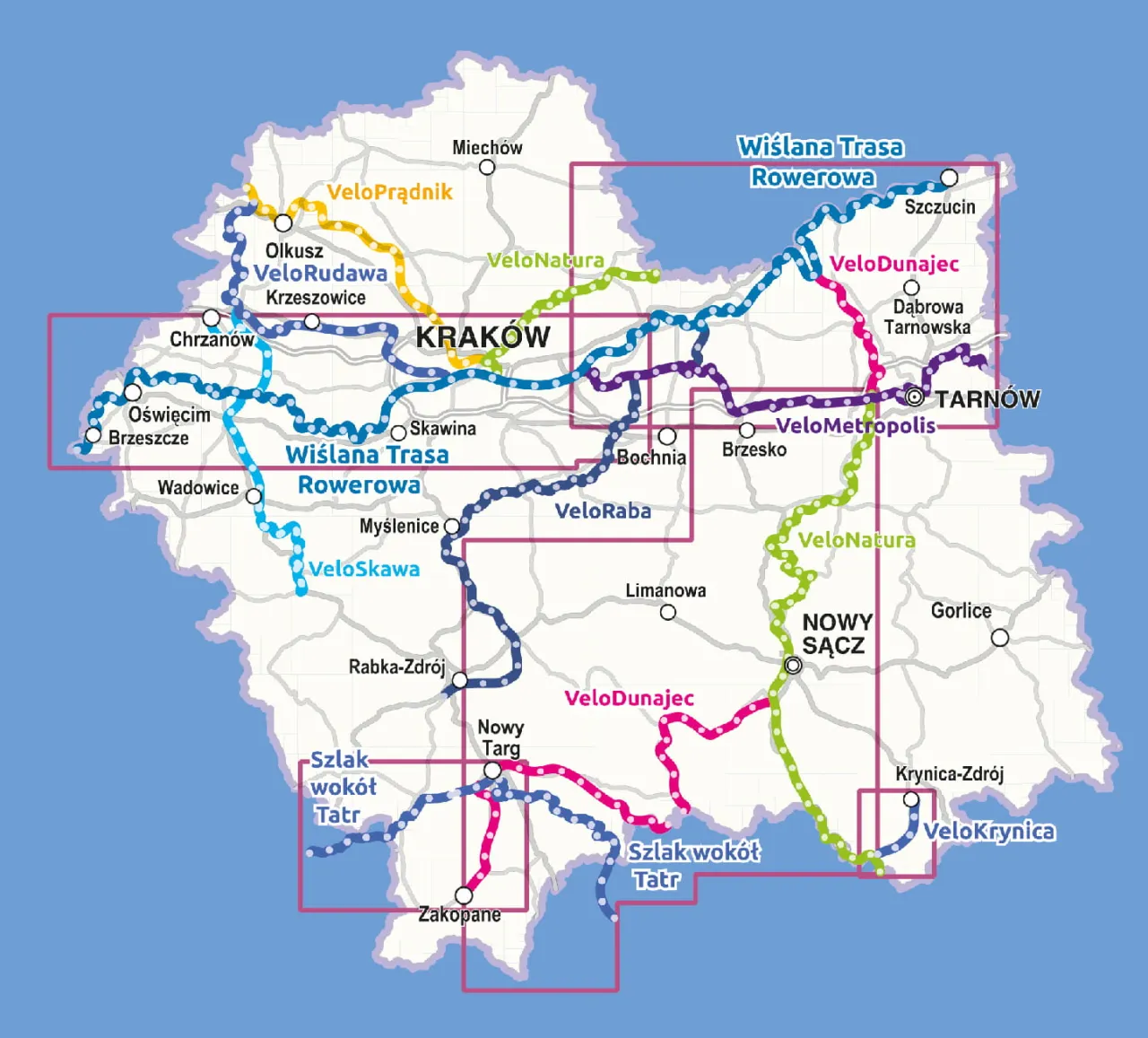 Zdjęcie Mapa tras rowerowych Krynica-Zdrój: odkryj najlepsze trasy dla siebie