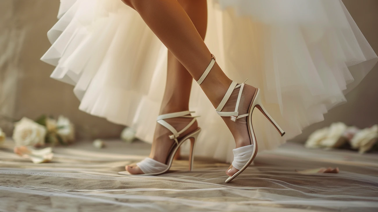 Zdjęcie Buty na niskim obcasie na wesele: Elegancja i komfort w jednym