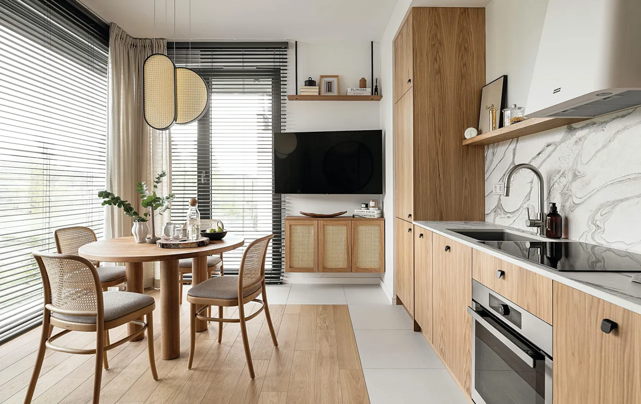 Zdjęcie Jak urządzić małe mieszkanie 38 m, aby maksymalnie wykorzystać przestrzeń