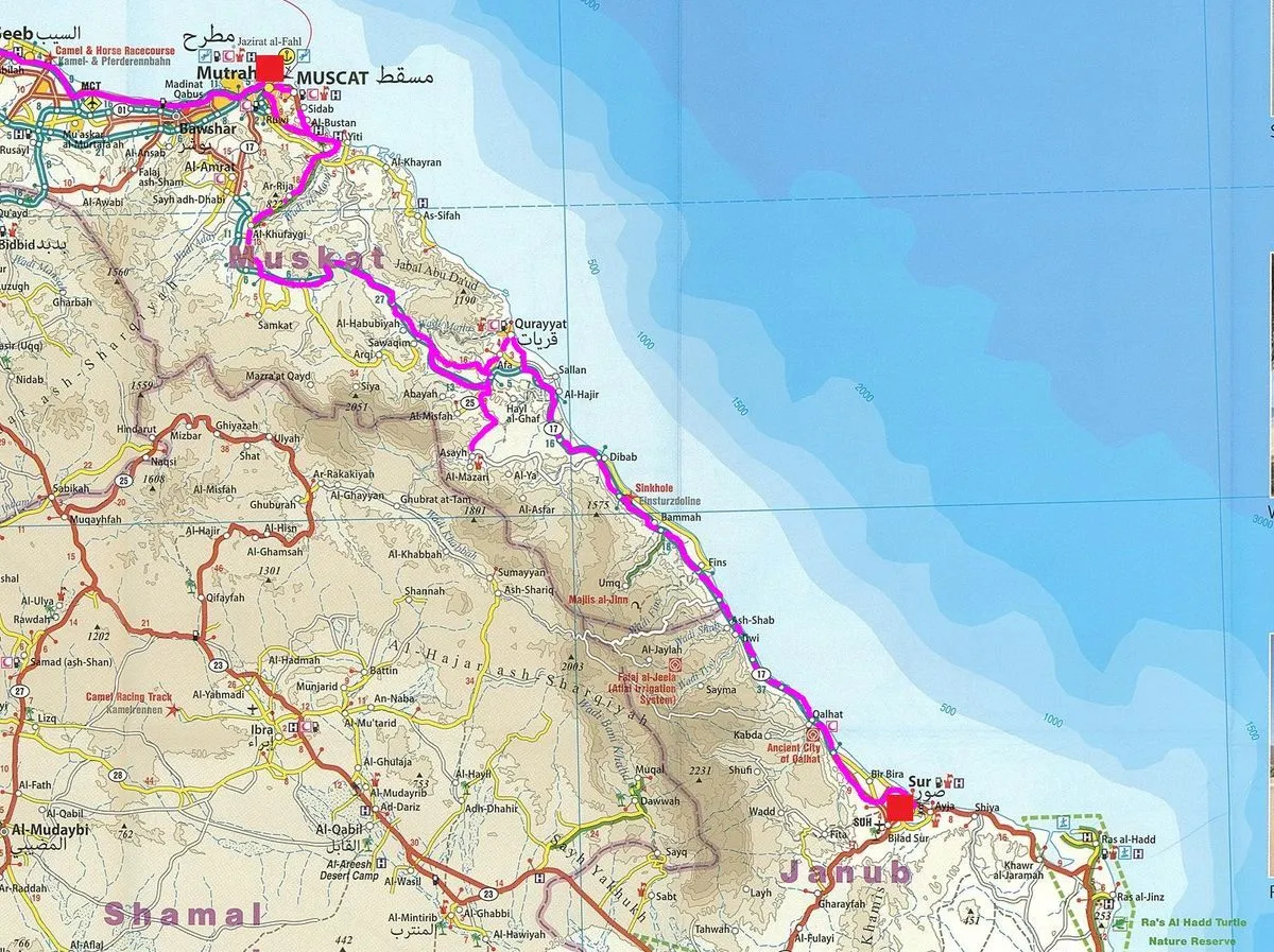 Zdjęcie Gdzie leży Oman? Odkryj jego lokalizację i sąsiadujące kraje