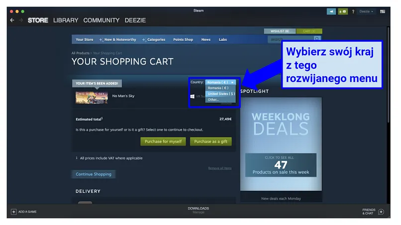 Zdjęcie Jak zmienić region na Steam bez ryzyka blokady konta – prosty poradnik