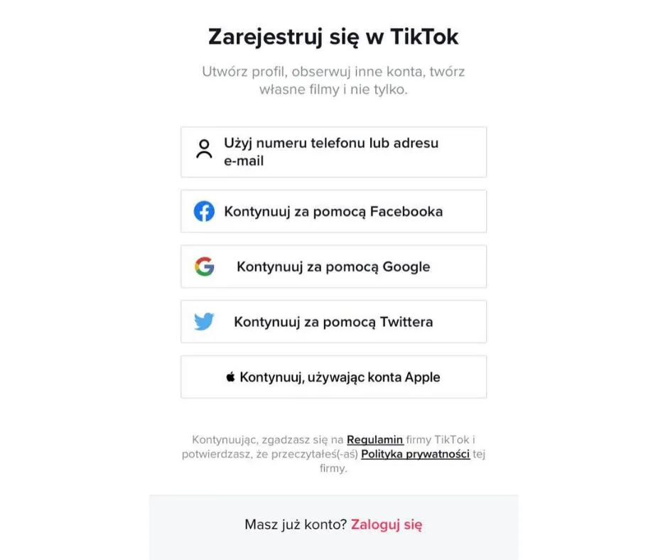 Zdjęcie Jak założyć konto na TikToku: Prosty poradnik dla początkujących