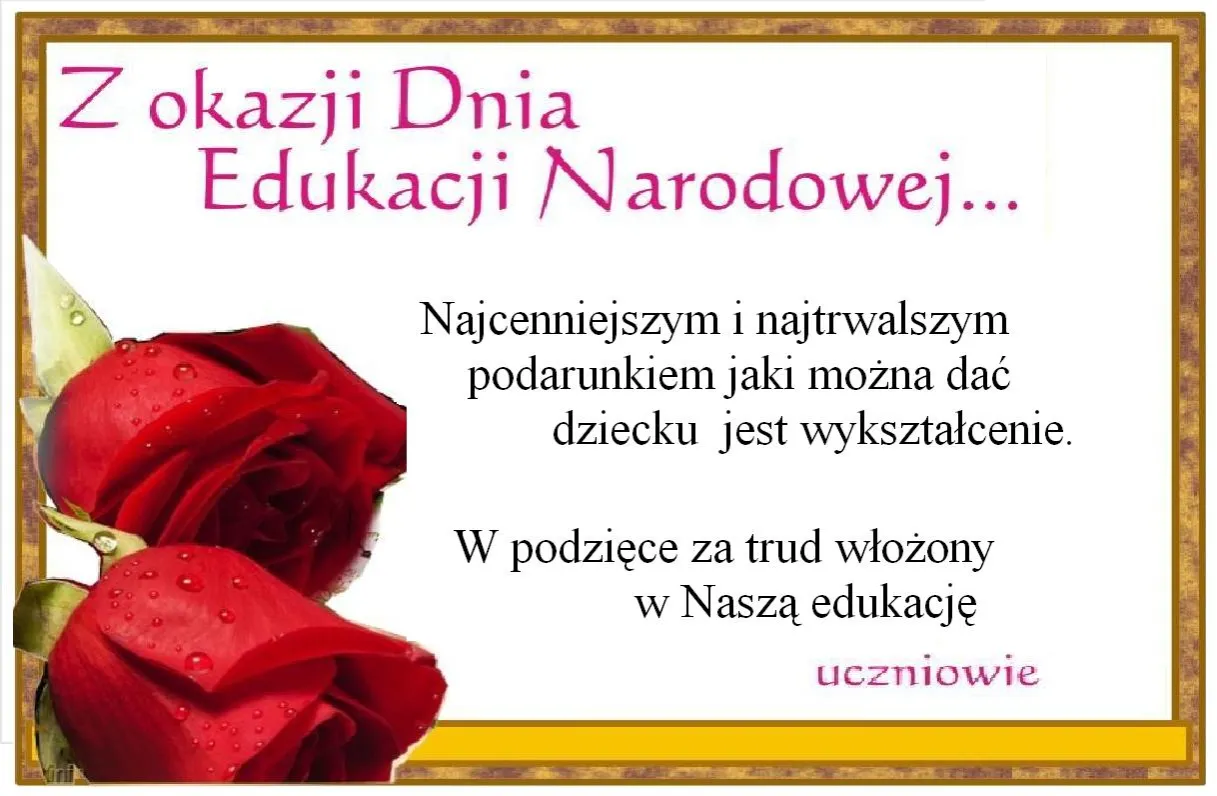 Zdjęcie Wiersze na Dzień Edukacji Narodowej - wyraź wdzięczność nauczycielom