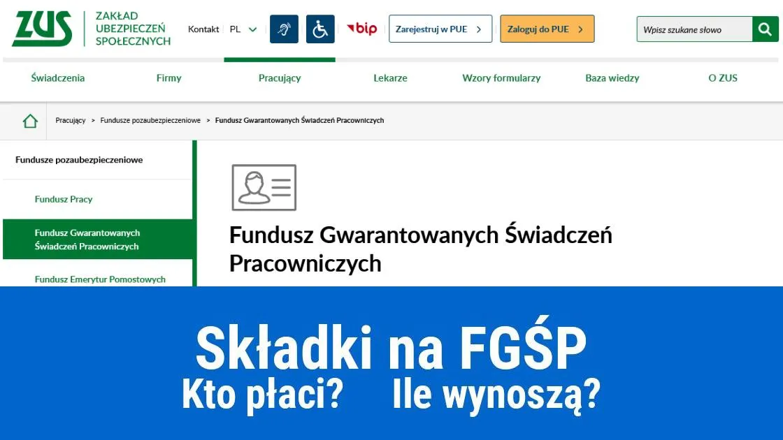 Zdjęcie Fundusz gwarantowanych świadczeń pracowniczych: zasady i informacje