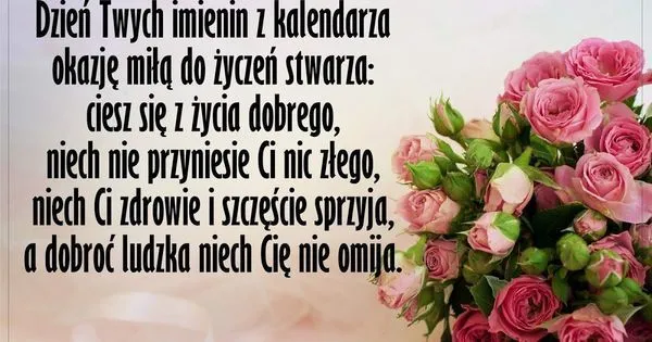 Zdjęcie Kreatywne życzenia imieninowe na sms, które zachwycą bliskich