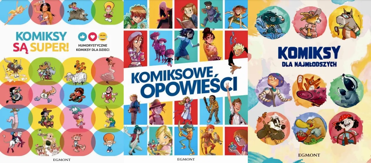 Zdjęcie Kompletny katalog komiksów Egmont: serie dziecięce i dla dorosłych