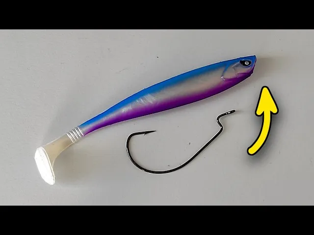 Zdjęcie Jak założyć gumę na haczyk, aby uniknąć błędów i złowić więcej ryb