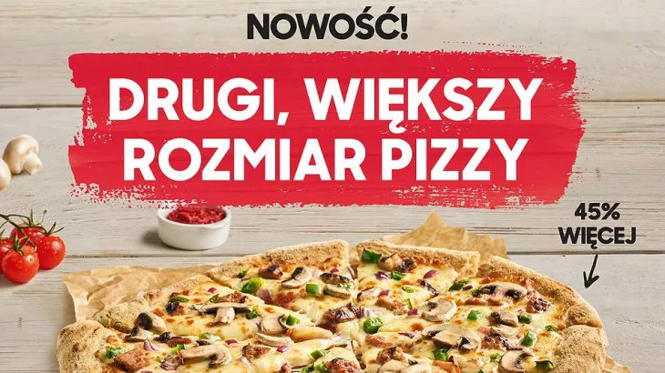 Zdjęcie Ile cm ma duża pizza w Pizza Hut? Odkryj zaskakujące wymiary