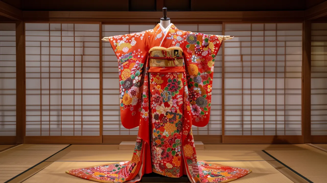 Zdjęcie Kimono sukienka - egzotyczna elegancja na różne specjalne okazje
