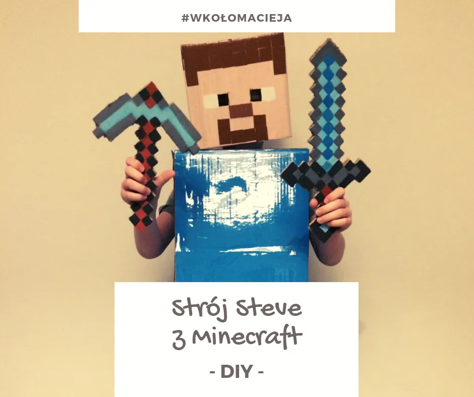 Zdjęcie Jak zrobić strój Minecraft - proste instrukcje na DIY kostium
