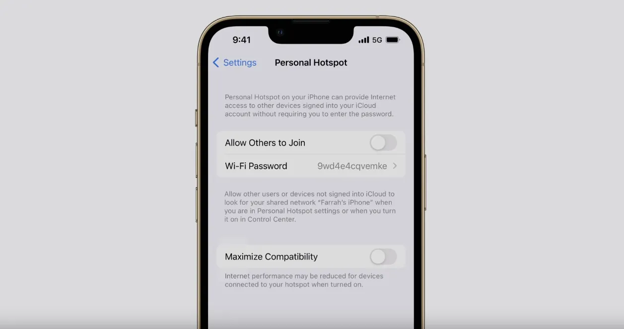Zdjęcie Jak łatwo udostępnić internet z iPhone'a na komputer: 3 proste metody