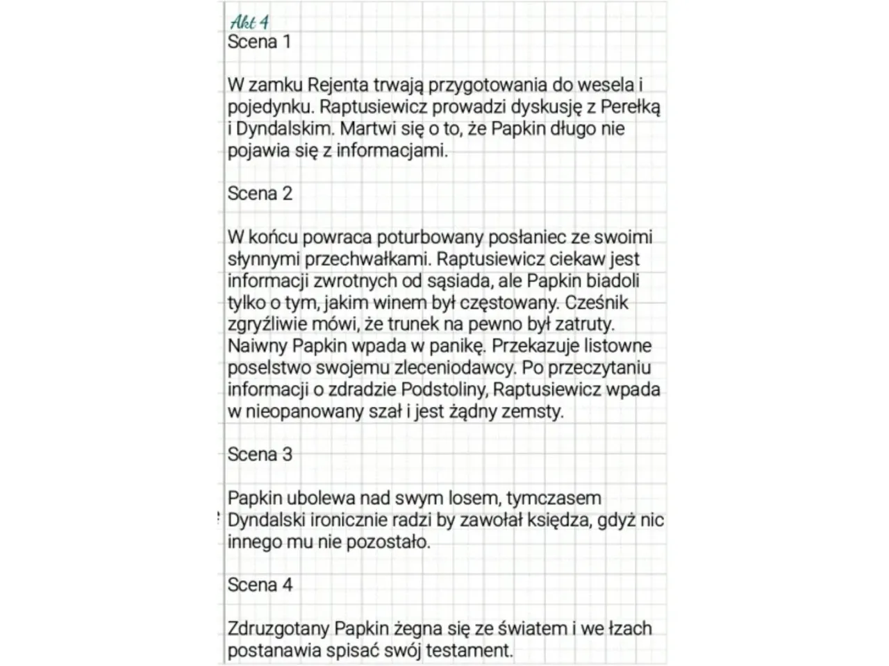 Zdjęcie Dlaczego Papkin pisze testament? Odkryj jego niepokojące motywy