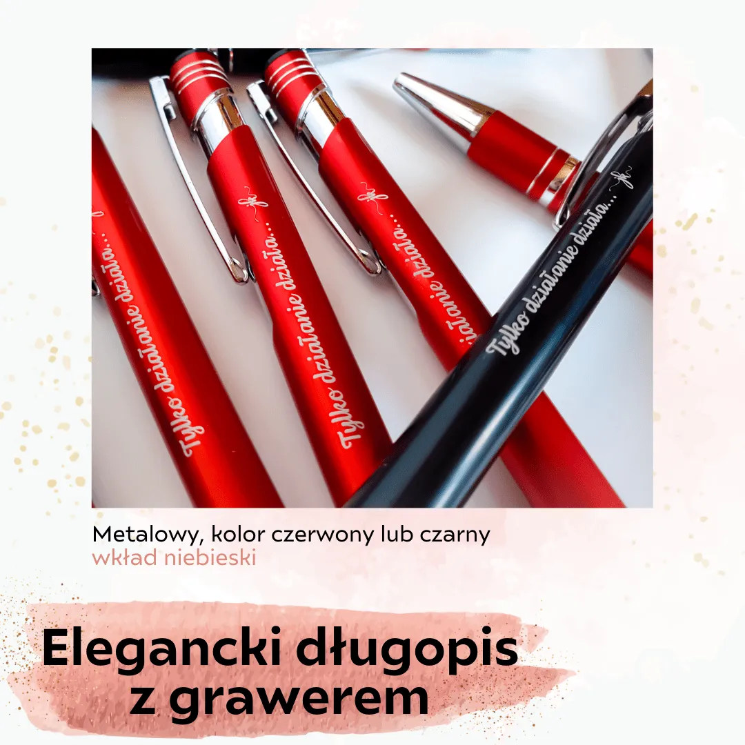 Zdjęcie Elegancki długopis z grawerem: wyjątkowy prezent, który zachwyci każdego