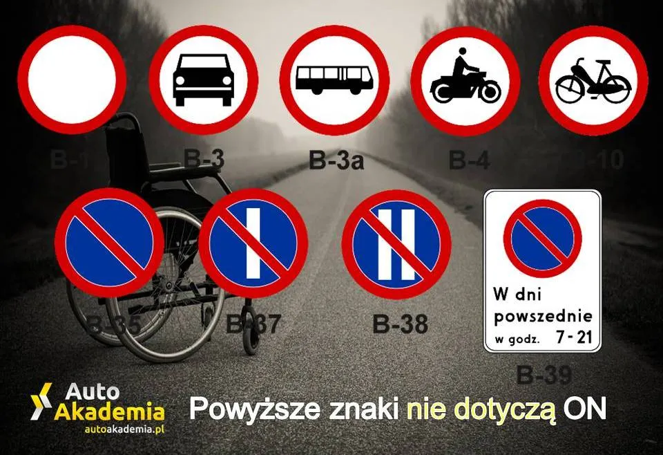 Zdjęcie Znaki drogowe dla osób z niepełnosprawnością: pełna lista wyjątków i zasad