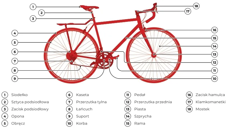 Zdjęcie Z jakich części składa się rower? Kluczowe elementy budowy, które musisz znać