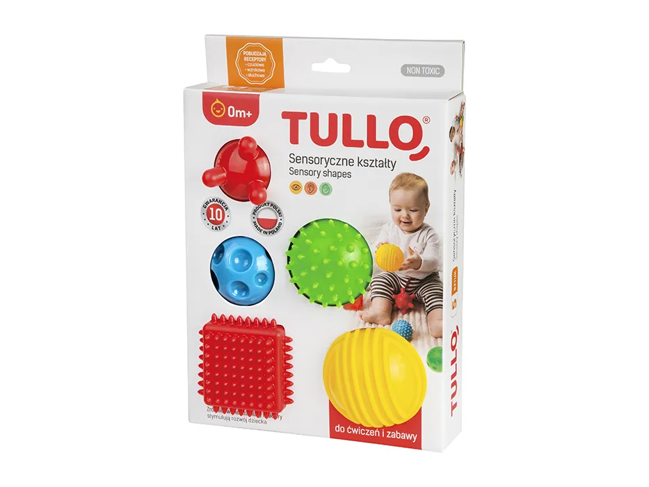 Zdjęcie Piłeczki sensoryczne Tullo - idealne dla rozwoju Twojego dziecka