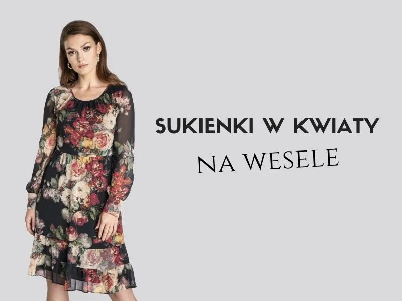 Zdjęcie Czy sukienka w kwiaty pasuje na wesele? Oto co warto wiedzieć
