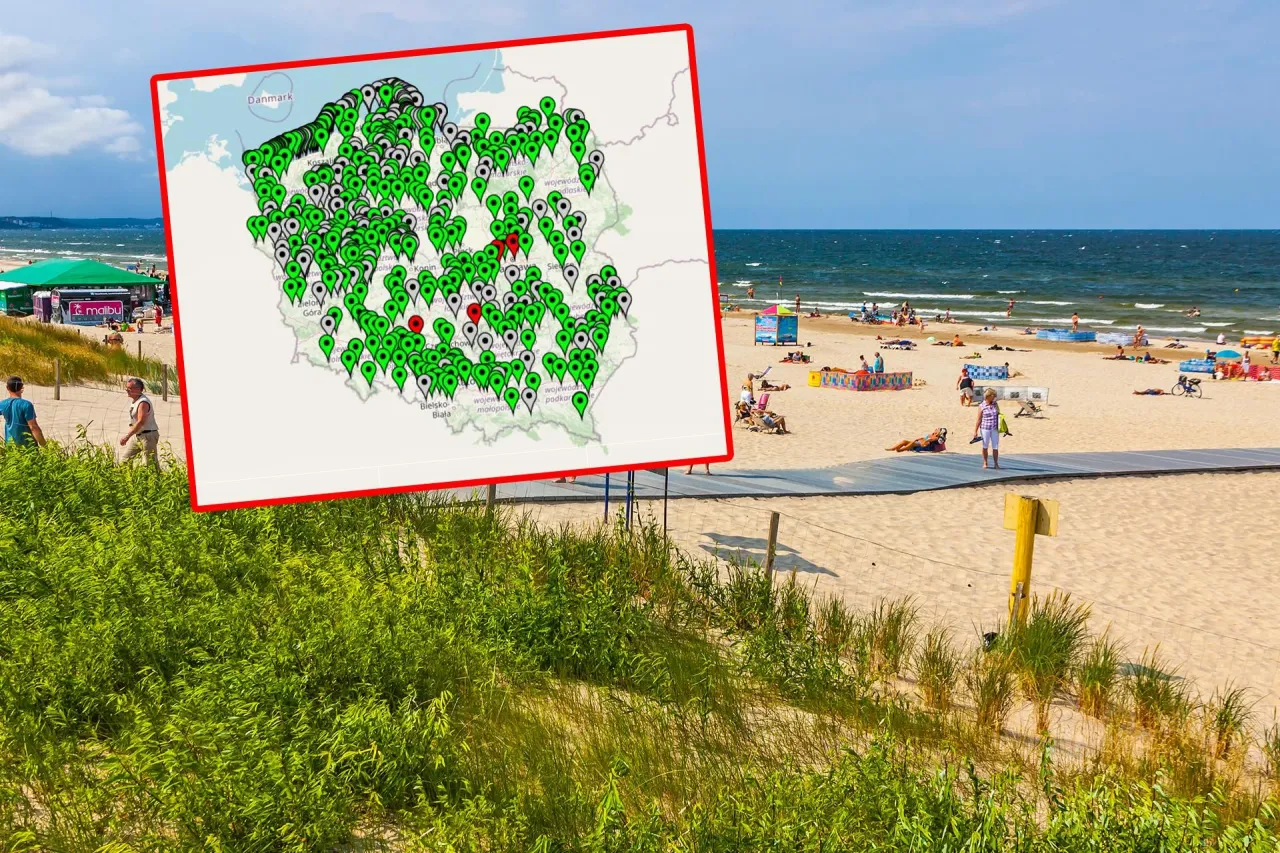 Zdjęcie Gdzie sinice w Bałtyku? Sprawdź, gdzie są niebezpieczne kąpieliska