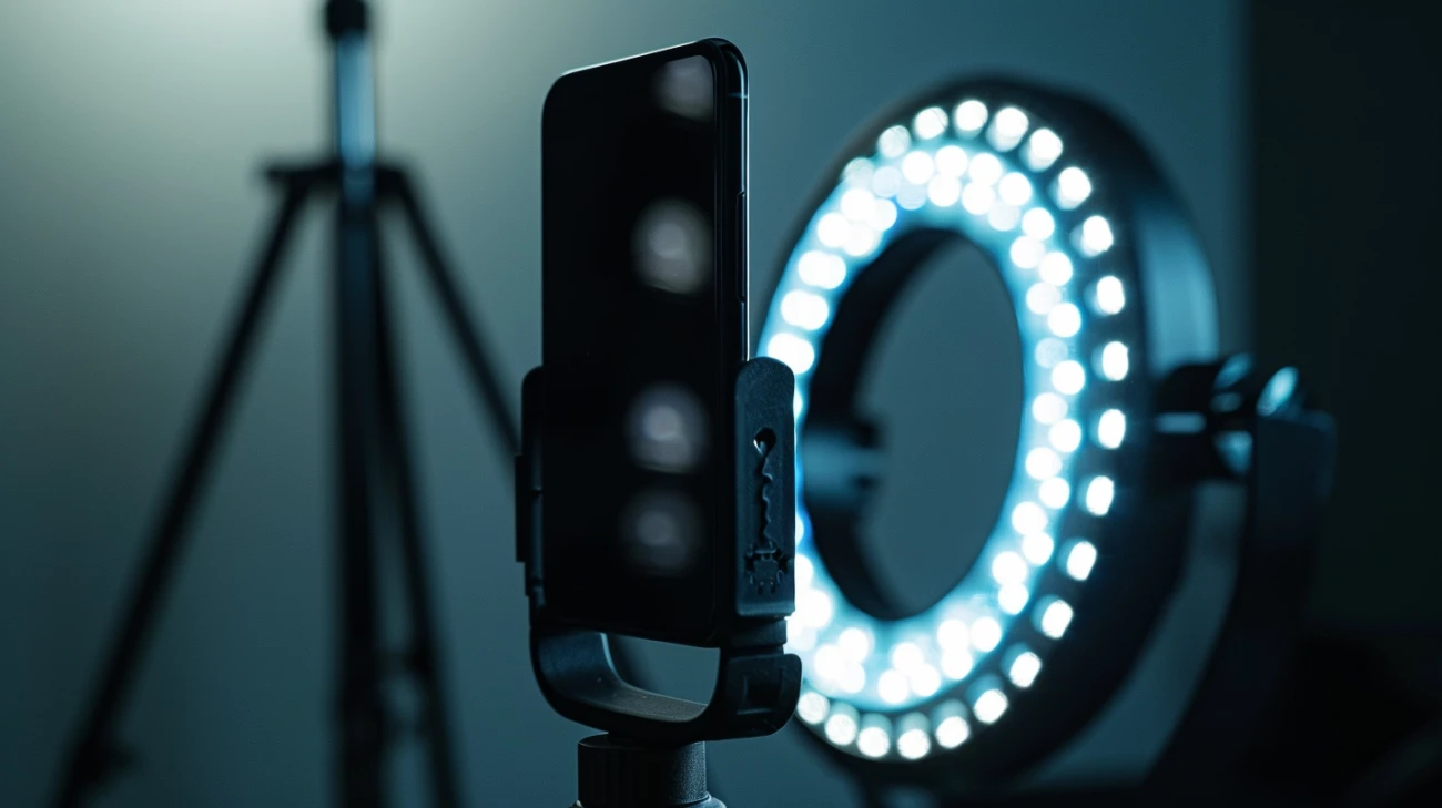 Zdjęcie Lampa do nagrywania telefonem: lepsze wideo ze smartfona
