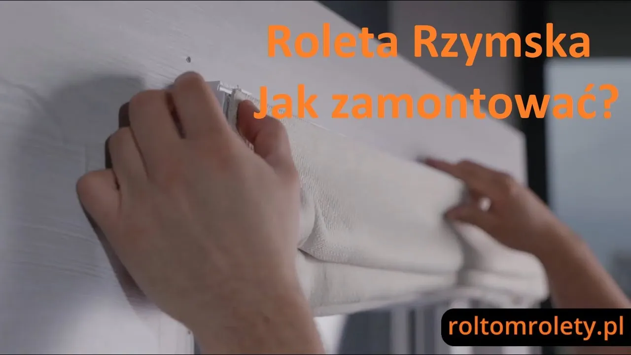 Zdjęcie Prosta roleta rzymska krok po kroku. Zrób ją sama bez stresu i kosztów!