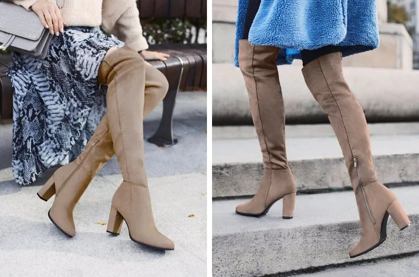 Zdjęcie Kozaki do kolan stylizacje: Jak uniknąć modowych wpadek tej zimy?