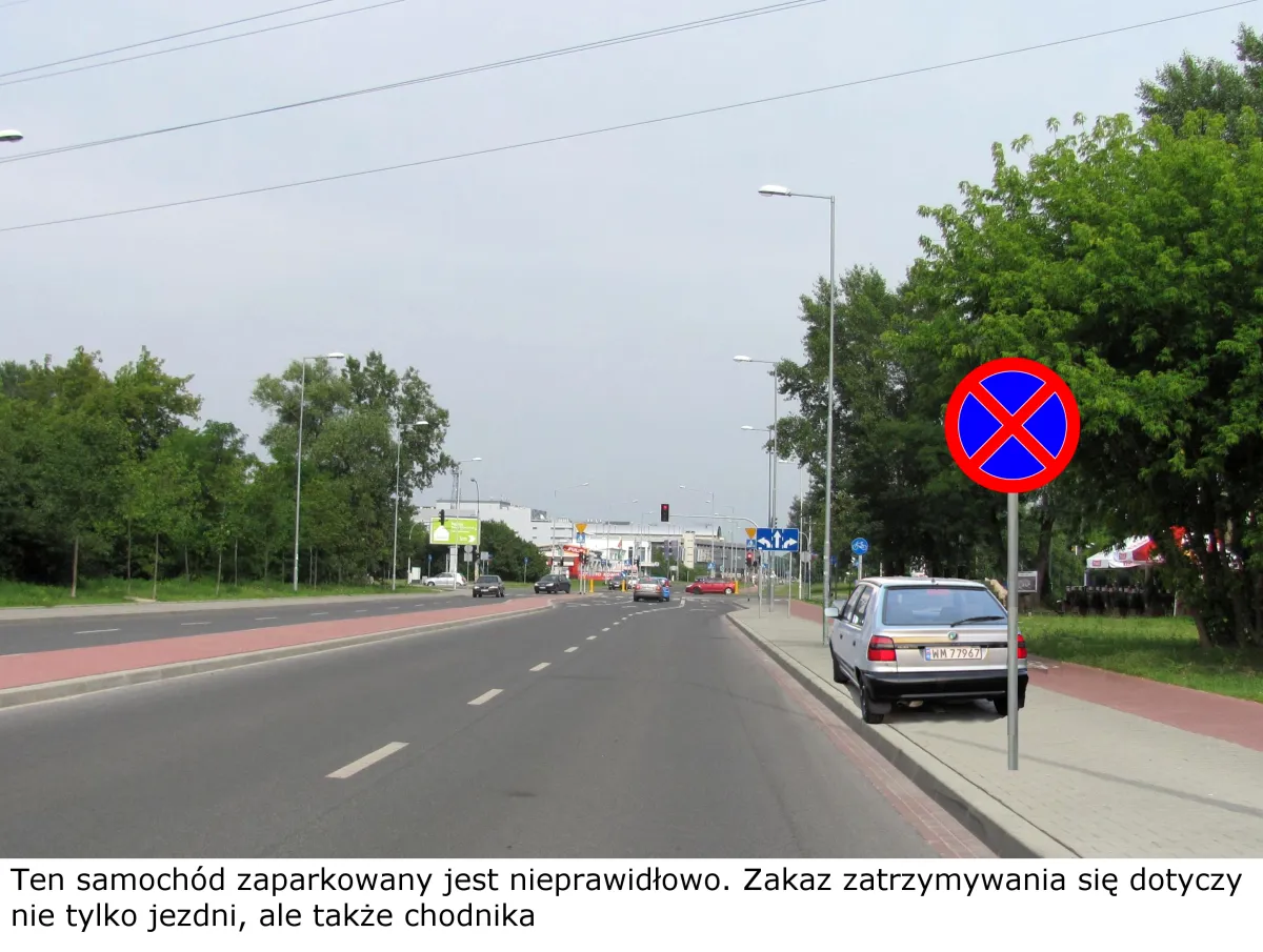 Zdjęcie Czy zakaz zatrzymywania dotyczy chodnika? Zaskakujące fakty i zasady