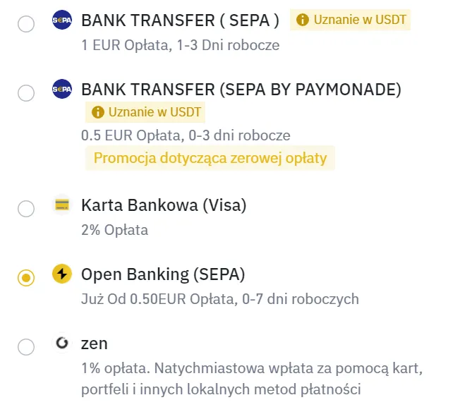Zdjęcie Jak tanio i bezpiecznie wpłacić euro na Binance bez ukrytych opłat