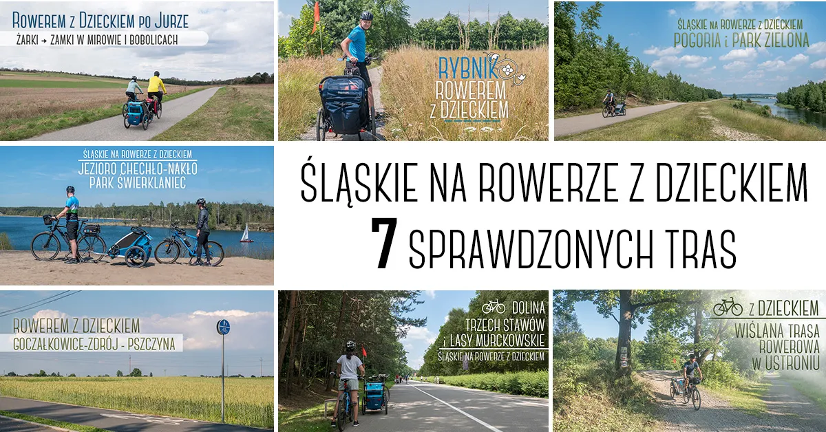 Zdjęcie Najlepsze trasy rowerowe na Śląsku dla rodzin z dziećmi