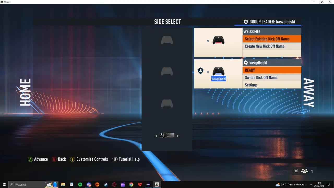 Zdjęcie Jak grać na dwa pady PS5 i cieszyć się lokalnym multiplayerem w FIFA 23