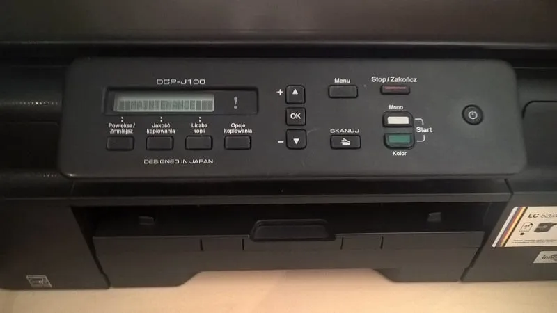 Zdjęcie Jak podłączyć drukarkę Brother DCP-J105 przez WiFi bez problemów
