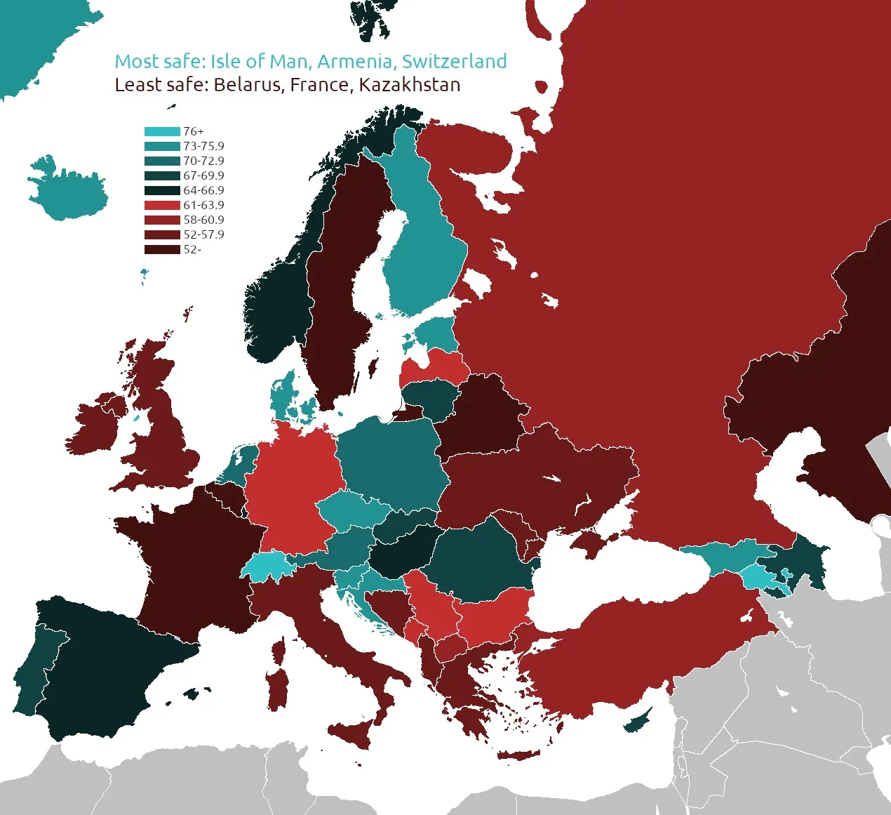 Zdjęcie Jaki jest najbezpieczniejszy kraj w Europie? Odkryj nieznane fakty