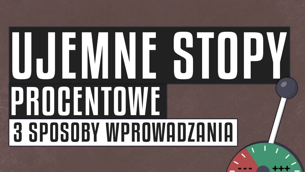 Zdjęcie Ujemne oprocentowanie: Szokująca prawda o finansach, która cię zaskoczy