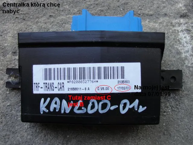 Zdjęcie Gdzie jest sterownik centralnego zamka w Renault Kangoo? Oto odpowiedź!