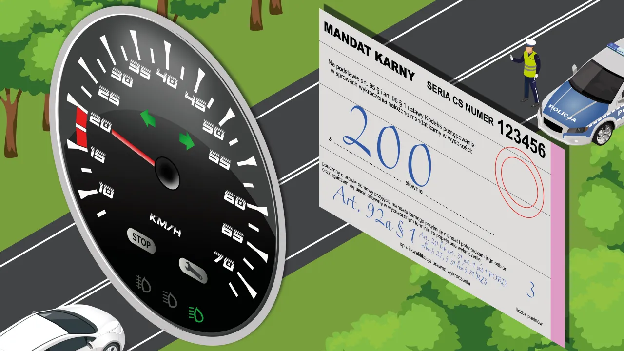 Zdjęcie Jaki mandat za przekroczenie 20 km? Sprawdź, by uniknąć kary