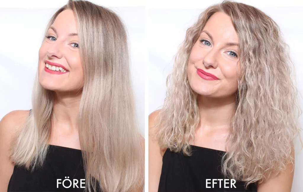 Zdjęcie Transformación impactante: permanente en pelo corto antes y después