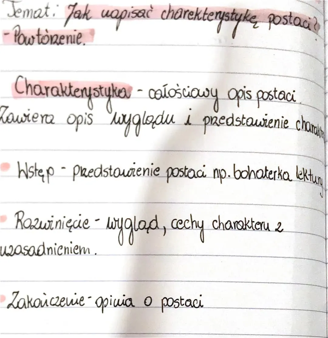 Zdjęcie Jak się pisze opis postaci – kluczowe wskazówki i przykłady