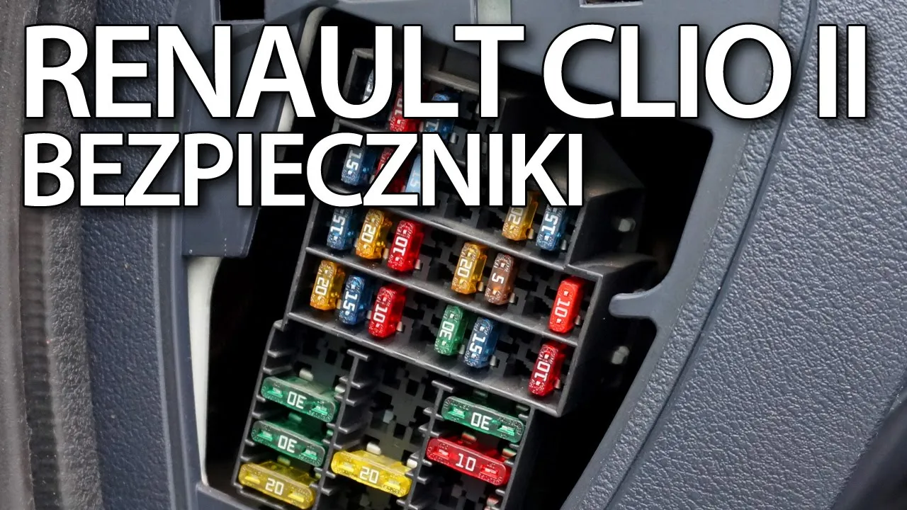 Zdjęcie Gdzie są bezpieczniki w Renault Clio 3? Oto co musisz wiedzieć