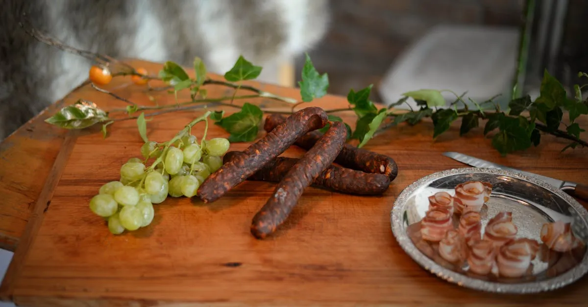 Zdjęcie Biała kiełbasa w kapuście kiszonej z pieczarkami! Smak na talerzu