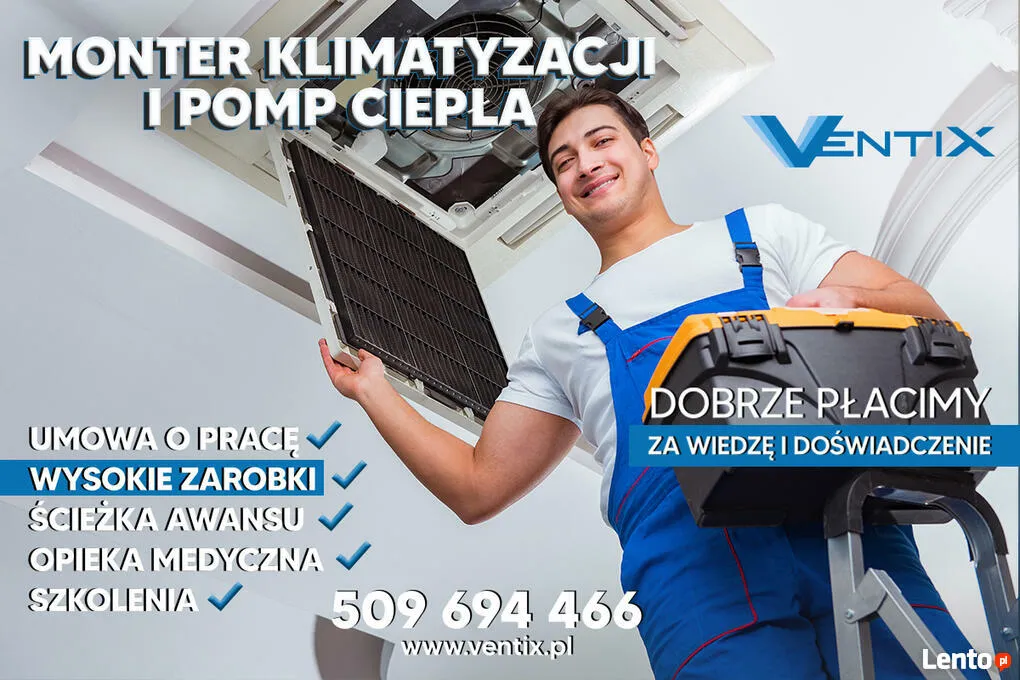 Zdjęcie Zarobki montera klimatyzacji: od 2500 do 5700 zł miesięcznie