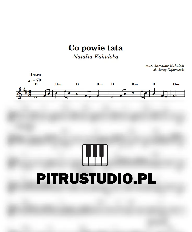Zdjęcie Podkład muzyczny do Co powie Tata Natalia Kukulska - gdzie znaleźć?