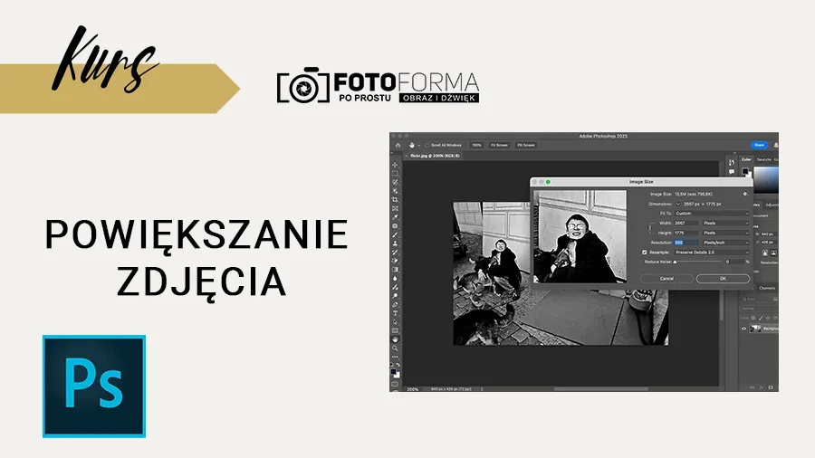 Zdjęcie Jak powiększyć obiekt w Photoshopie bez utraty jakości obrazu