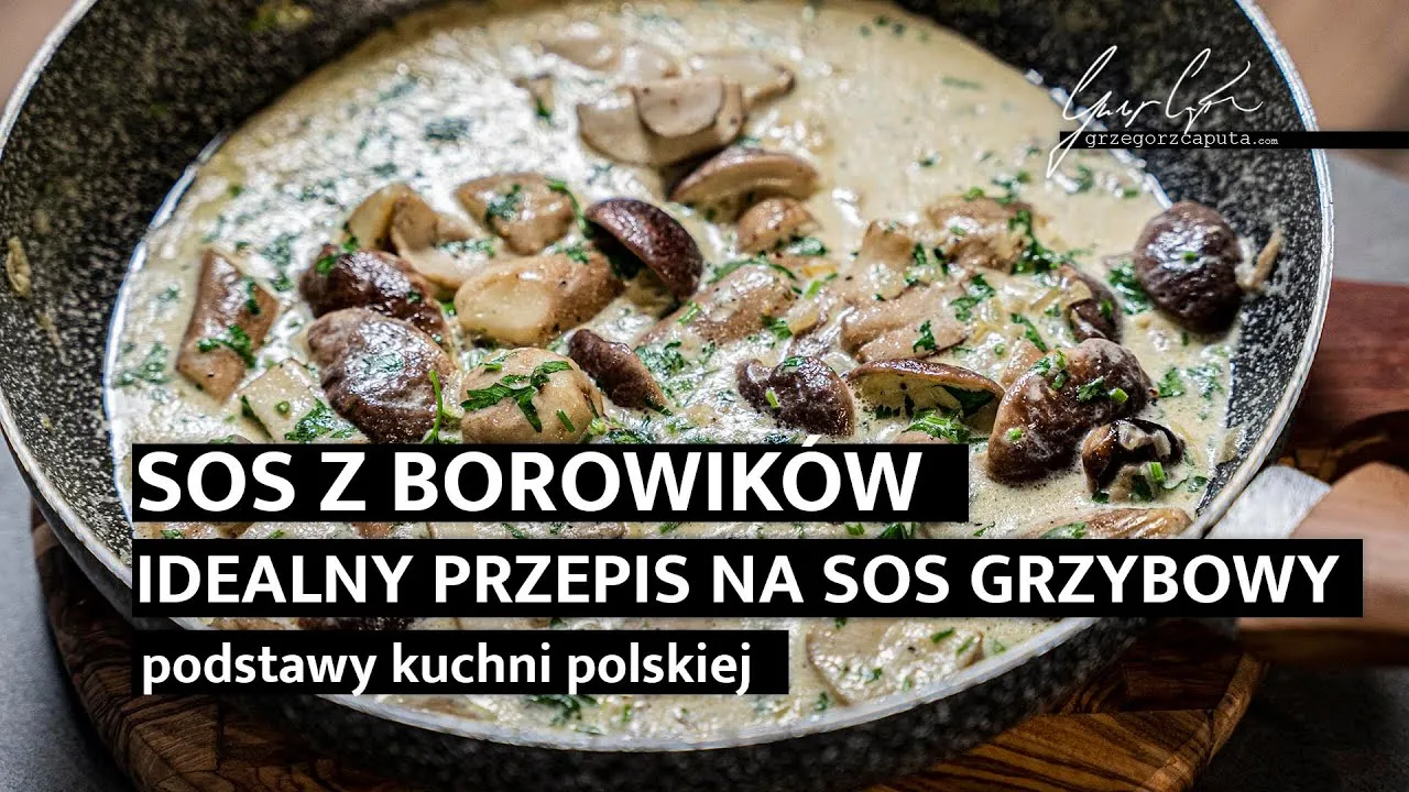 Zdjęcie Jak zrobić pyszny sos z borowików – prosty przepis krok po kroku